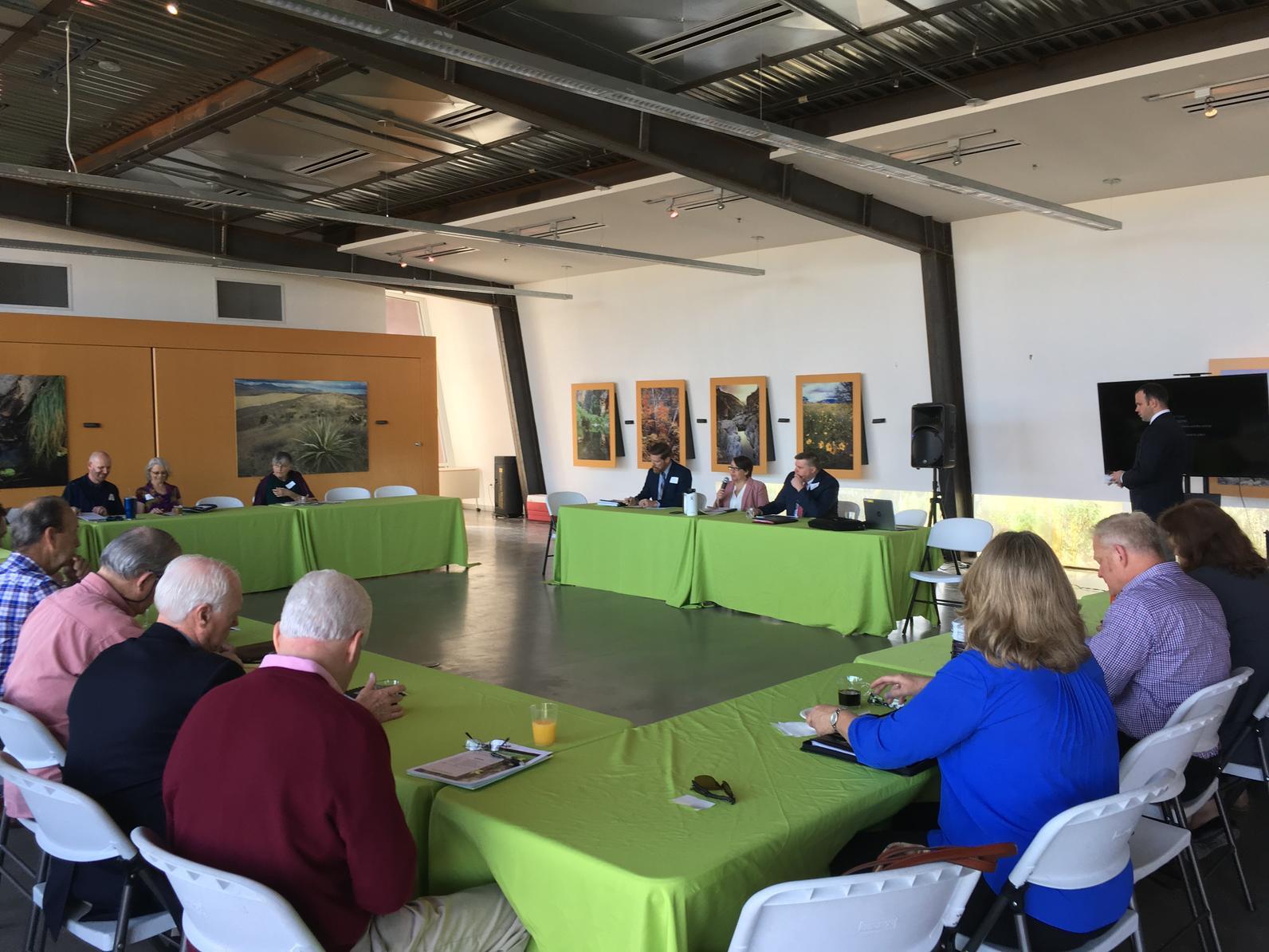 WRAN Leaders gather at the Rio Salado Audubon Center for a mid-session legislative update