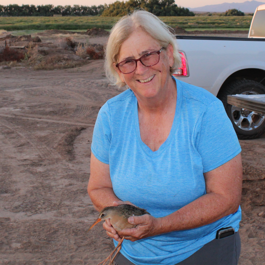 Tice Supplee holds Yuma Ridgway's Rail